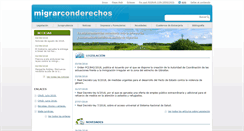 Desktop Screenshot of migrarconderechos.es
